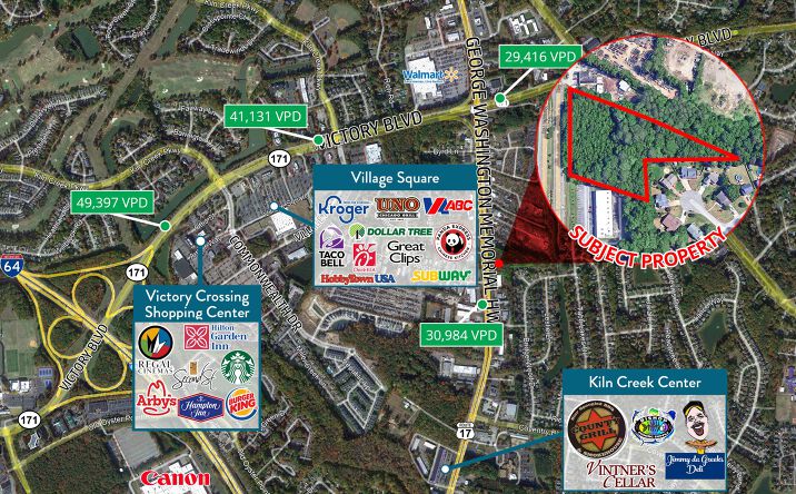 Pictures of Land property located at 1920 George Washington Memorial Hwy, Yorktown, VA 23693 for sales - image #1
