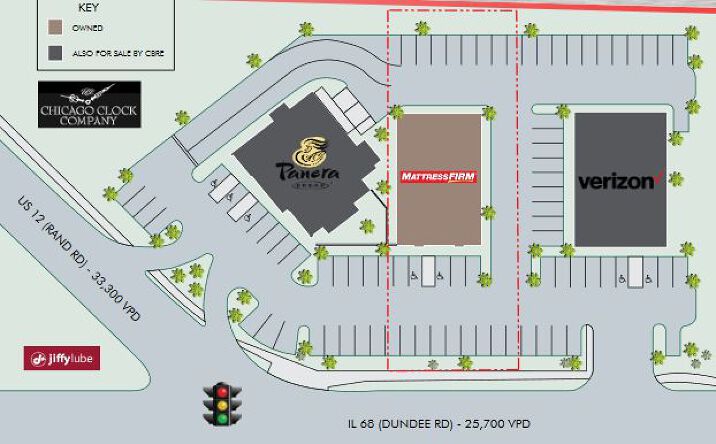 Pictures of Retail property located at 910 E Dundee Road, Palatine, IL 60074 for sales - image #1