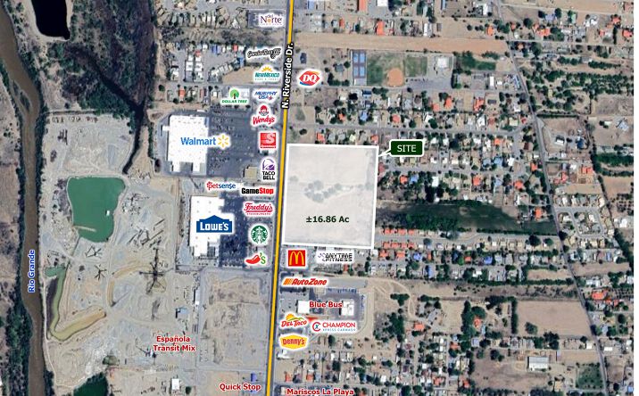 Pictures of Land property located at 1509 N Riverside Dr, Española, NM 87532 for sales - image #1