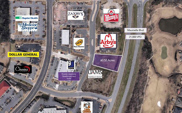 Pictures of Land property located at Savannah Dr, Maumelle, AR 72113 for sales - image #1