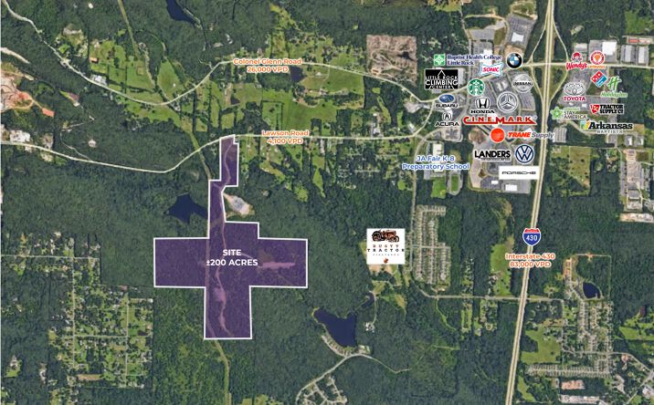 Pictures of Land property located at Lawson Rd, Little Rock, AR 72210 for sales - image #1