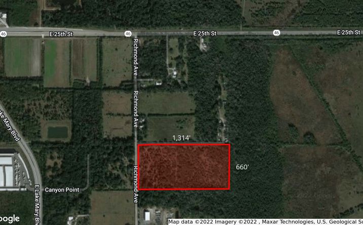 Pictures of Land property located at Richmond Avenue, Sanford, FL 32773 for sales - image #1