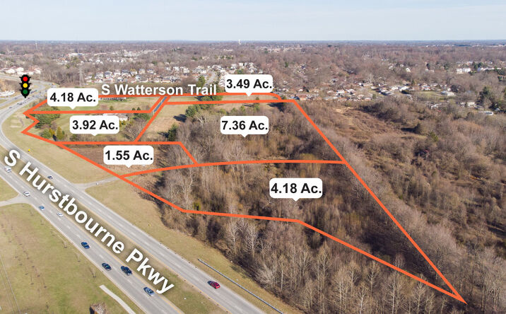 Pictures of Land property located at 5910 & 5926 S Watterson Trail, Louisville, KY 40291, 6725 S Hurstbourne Pkwy, Louisville, KY 40291 for sales - image #1