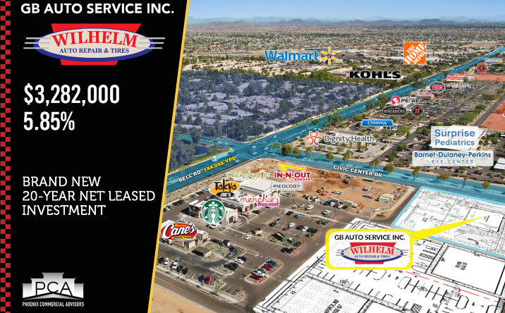Pictures of Retail property located at S/SWC Civic Center Dr & Bell Rd, Surprise, AZ 85374 for comps - image #1