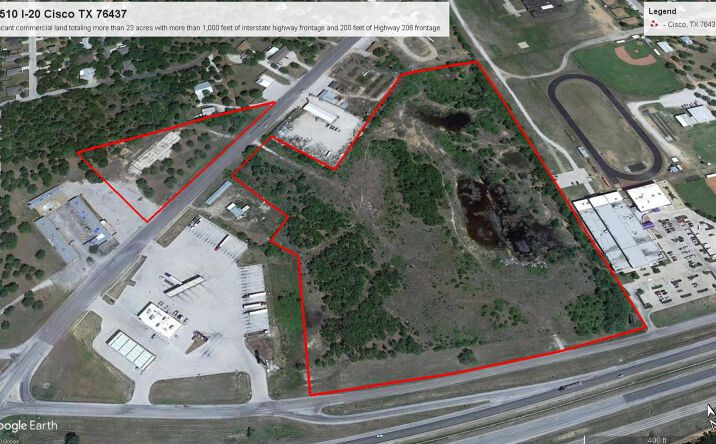 Pictures of Land property located at 1500 I-20, Cisco, TX 76437, Interstate 20, Exit 330 West, Cisco, TX 76437 for sales - image #1