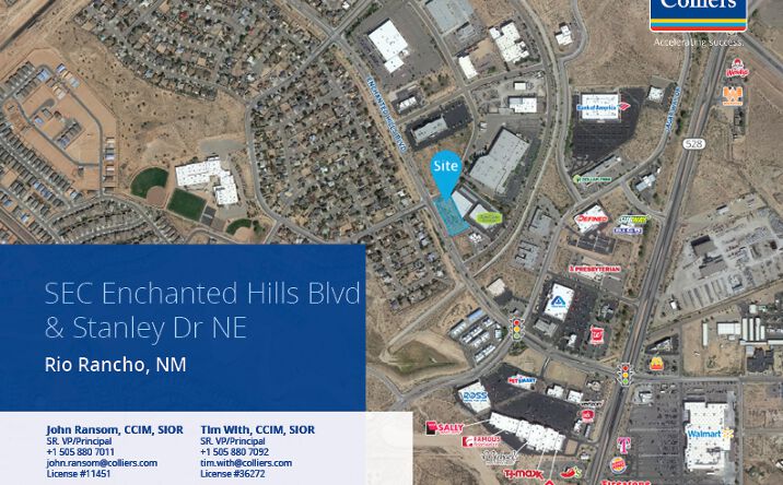 Pictures of Land property located at SEC Enchanted Hills Blvd & Stanley Dr NE, Rio Rancho, NM 87144 for sales - image #1