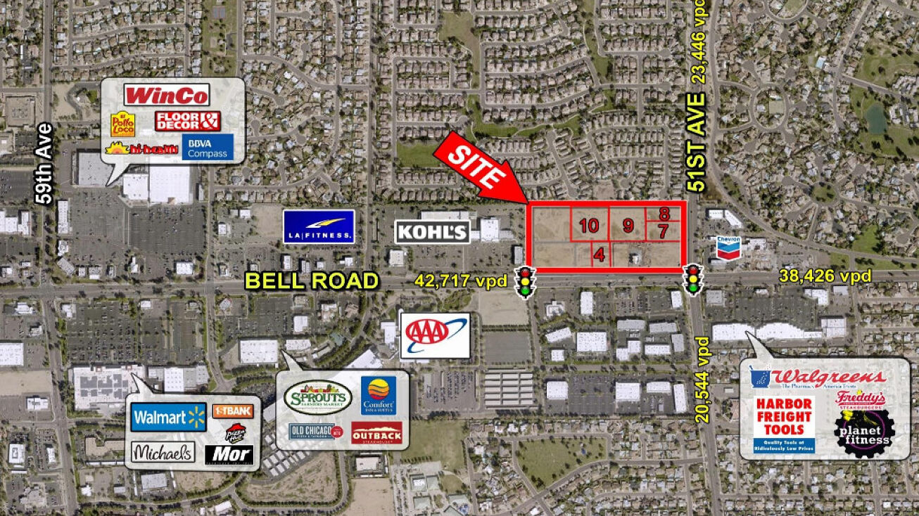 NWC of 51st Avenue & Bell Road Lot 10, Glendale, AZ 85308