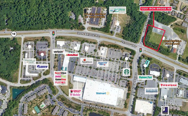 Pictures of Land property located at 12201 Iron Bridge Rd & Iron Bridge Road & Chalkley Road, Chester, VA 23831 for sales - image #1