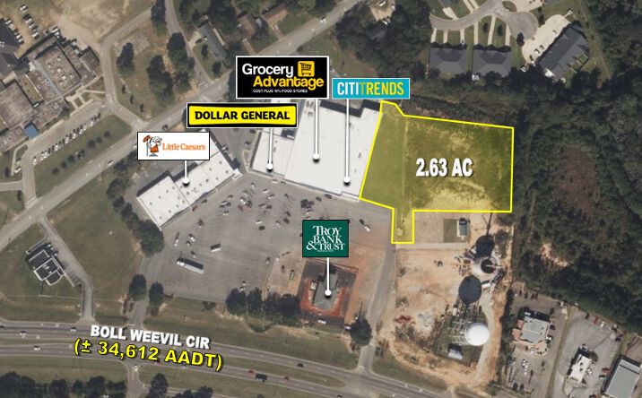 Pictures of Land property located at 1032 Boll Weevil Cir, Enterprise, AL 36330 for sales - image #1