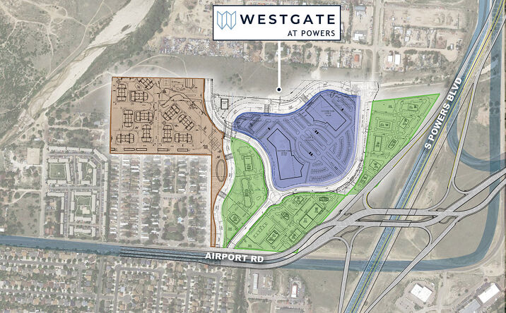 Pictures of Retail, Office, Mixed Use, Land property located at NWC of S Powers Blvd & Airport Rd, Colorado Springs, CO 80916 for sales - image #1