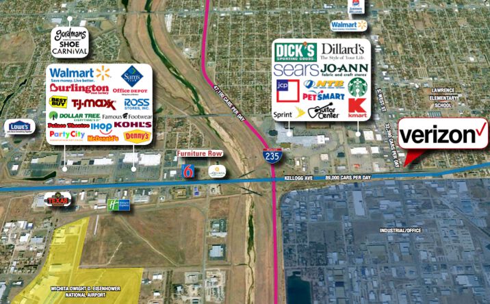 Pictures of Retail property located at 636 S West St, Wichita, KS 67213 for comps - image #1
