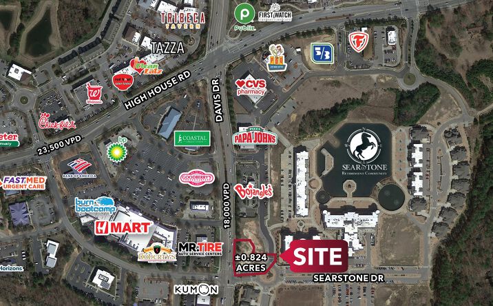 Pictures of Land property located at 2310 Davis Dr, Cary, NC 27519 for sales - image #1