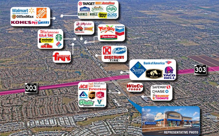 Pictures of Retail property located at 17018 W Bell Rd, Surprise, AZ 85374 for comps - image #1