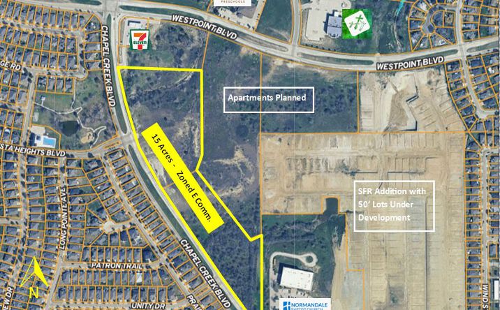 Pictures of Land property located at Westpoint & Chapel Creek Commercial Land, Fort Worth, TX 76108 for sales - image #1