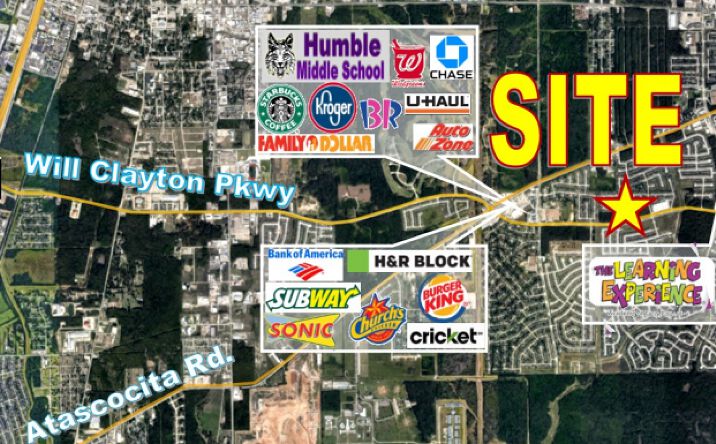 Pictures of Land property located at Will Clayton Pkwy, & June Forest Dr, Humble, TX 77346 for sales - image #1