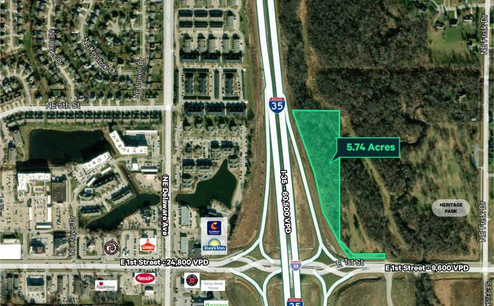 Pictures of Land property located at E 1st Street and I-35, Ankeny, IA 50021 for sales - image #1
