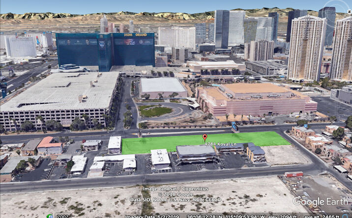 Pictures of Land property located at 4784 Koval Ln, Las Vegas, NV 89109 for sales - image #1
