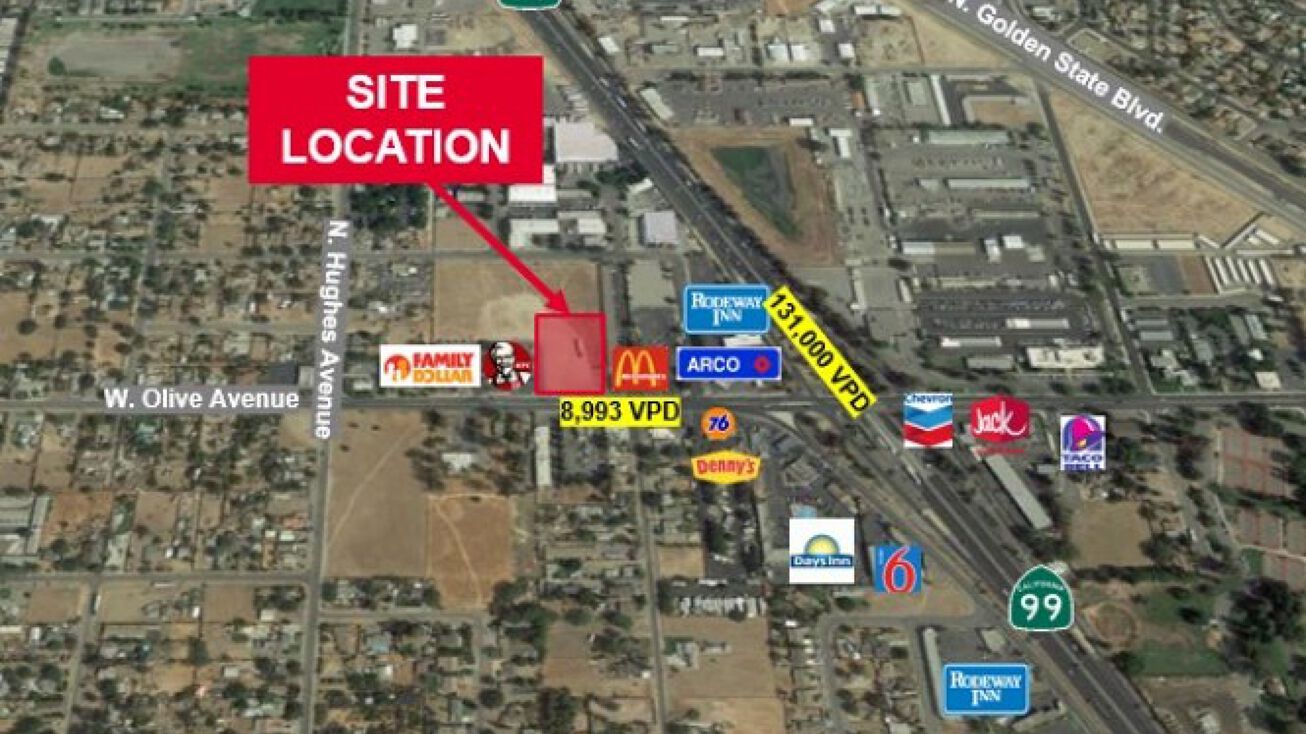 1800 W Olive Ave, Fresno, CA 93728 Land for Sale Land for Sale at