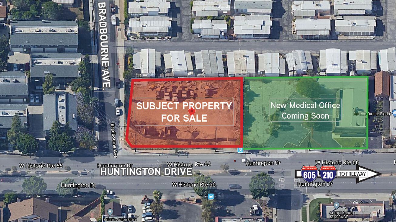 2107 E Huntington Dr, Duarte, CA 91010 Land for Sale Highly Visible