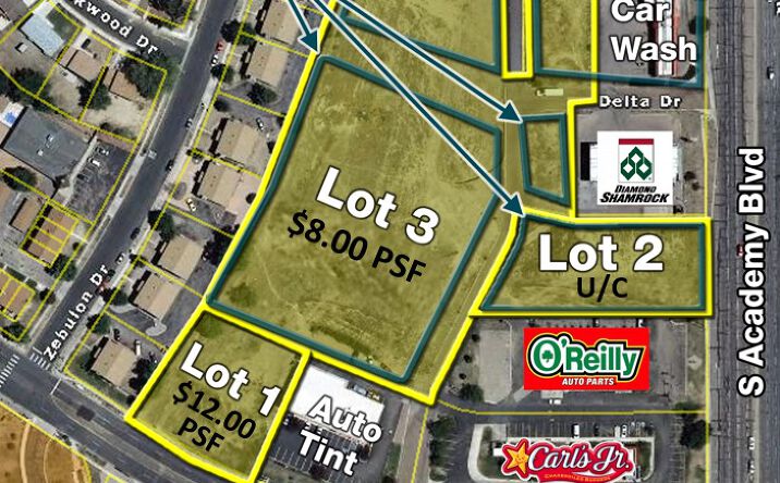 Pictures of Land property located at 1865 S Chelton ( Lot 3 ), Colorado Springs, CO 80910 for sales - image #1