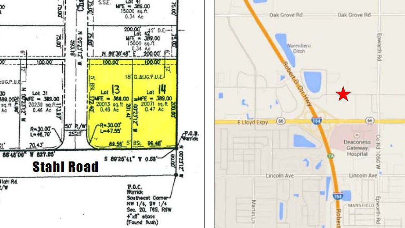Stahl Road Business Park Lot 13 & 14, Newburgh, IN 47630 Land for