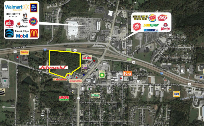 Pictures of Land property located at Hwy 47 & I-70, Warrenton, MO 63383 for comps - image #1