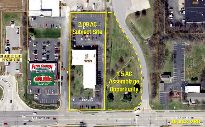 Pictures of Office, Land property located at 12131 Dorsett Rd, Maryland Heights, MO 63043 for comps - image #1