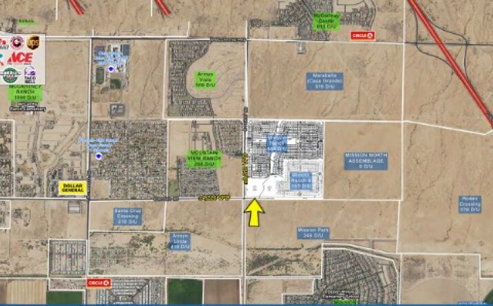 Pictures of Land property located at Peart Rd & Rodeo Rd, Casa Grande, AZ 85122 for sales - image #1