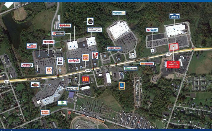 Pictures of Retail, Land property located at 445 State Route 104, Oswego, NY 13126 for sales - image #1