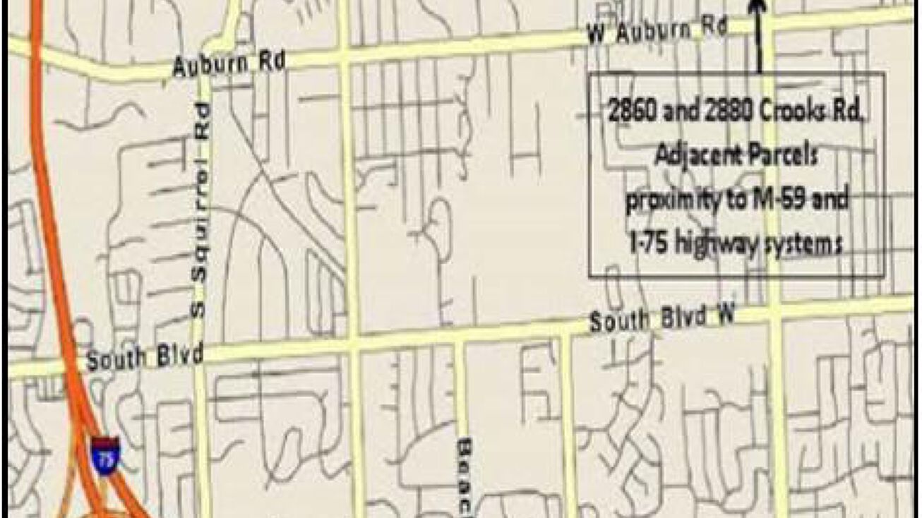 Pictures of Land, Retail property located at 2860 Crooks Rd, Rochester