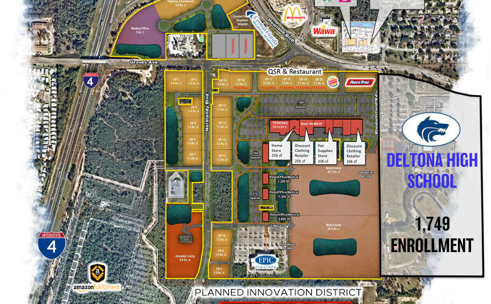 Pictures of Land, Multifamily, Office, Retail, Special Purpose property located at 939 Hollywood Blvd, Deltona, FL 32725 for sales - image #1