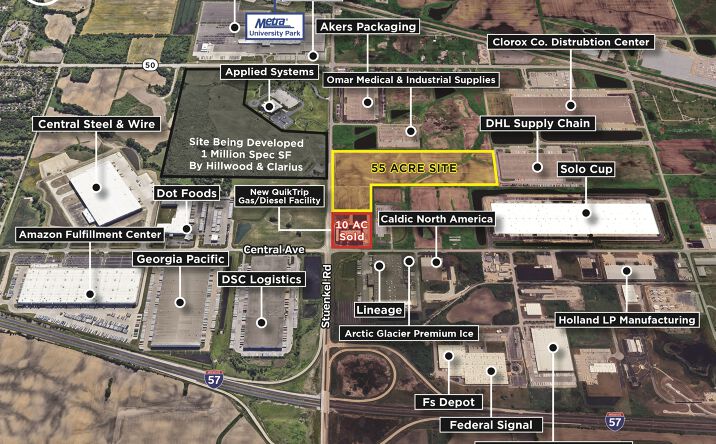 Pictures of Land property located at SEC of W Stuenkel Rd, University Park, IL 60484 for sales - image #1