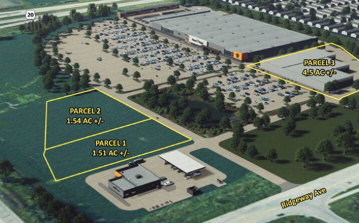 Pictures of Land property located at US Hwy 20 & Hwy 58, Cedar Falls, IA 50613 for sales - image #1