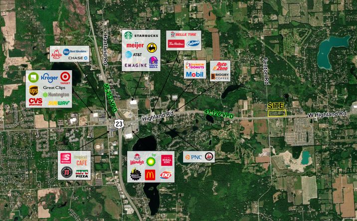 Pictures of Land property located at NEC M-59 & Fenton Road, Hartland, MI 48353 for sales - image #1