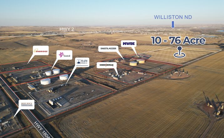 Pictures of Land property located at 48th Street NW & Hwy 1804, Williston, ND 58801 for sales - image #1