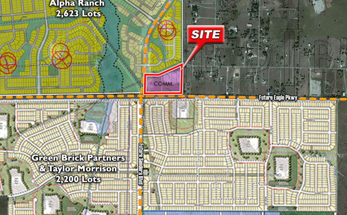 Pictures of Land property located at NEC of Sendera Blvd. & Eagle Pkwy., Fort Worth, TX 76052 for sales - image #1