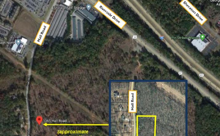 Pictures of Land property located at 1365 Hall Road, Macon, GA 31210 for sales - image #1