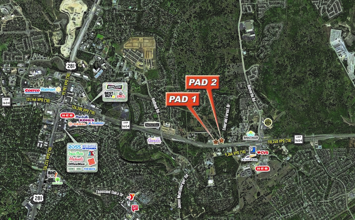 Pictures of Land property located at 3507 & 3535 N Loop 1604 E. San Antonio, TX USA, San Antonio, TX 78259 for sales - image #1