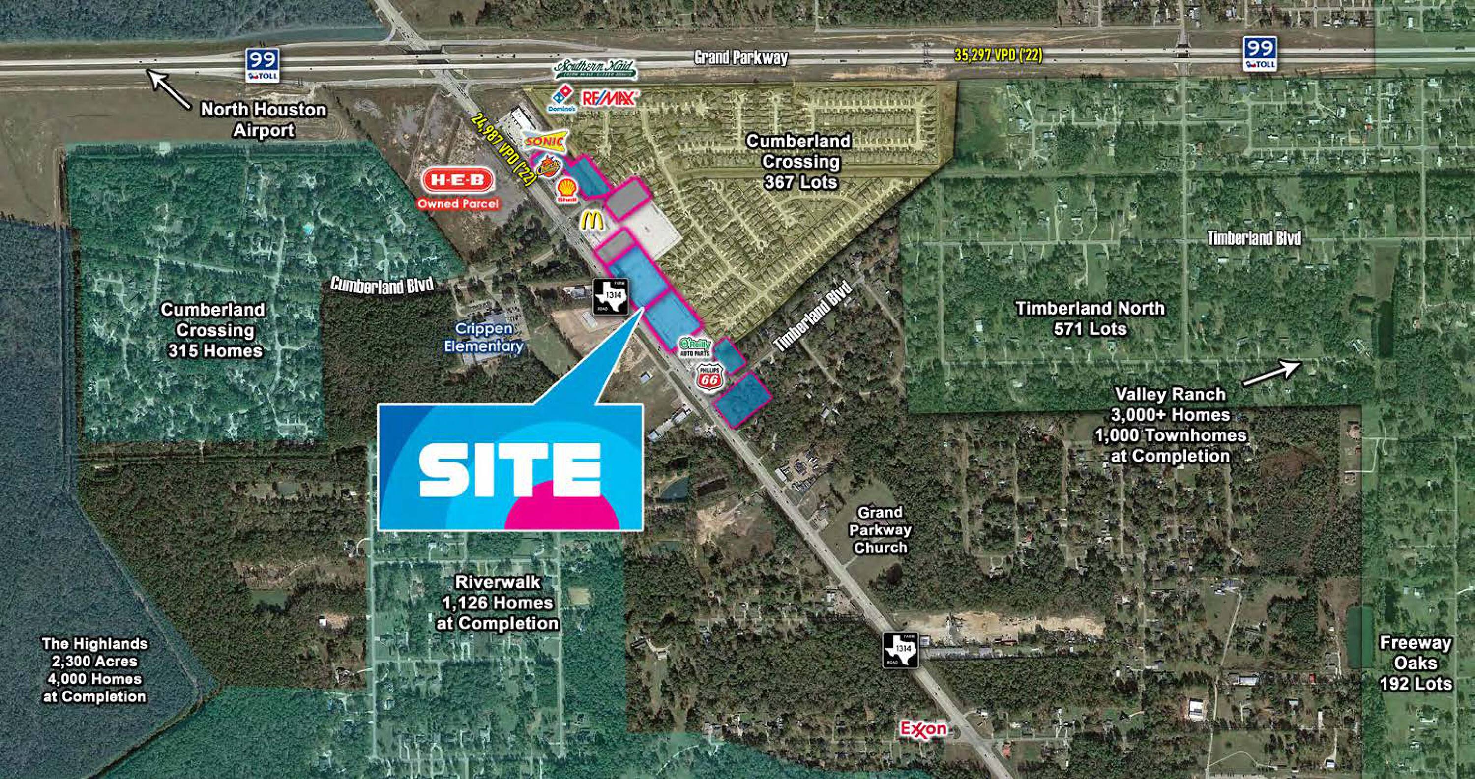 Grand Parkway & FM 1314 Land