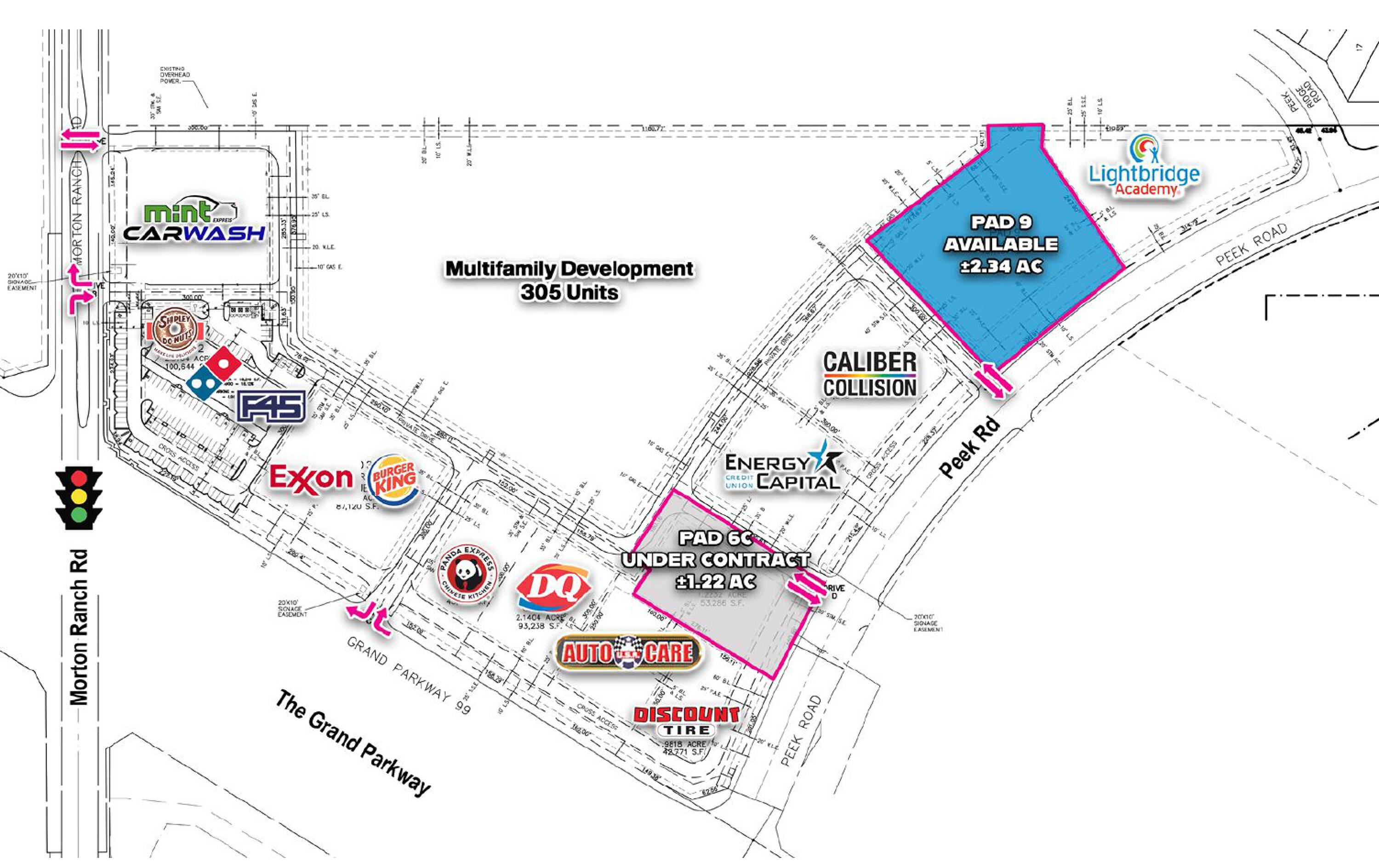 Grand Pkwy & Peek Rd Pad Site | ±2.33 AC