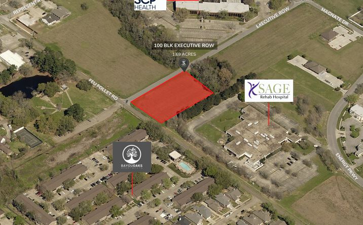 Pictures of Land property located at 100 Executive Row, Lafayette, LA 70508 for sales - image #1