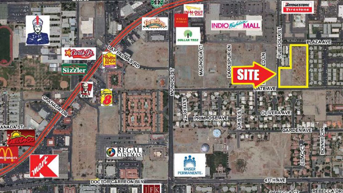 Northeast Corner Date Avenue & Rubidoux Street, Indio, CA 92201 Land