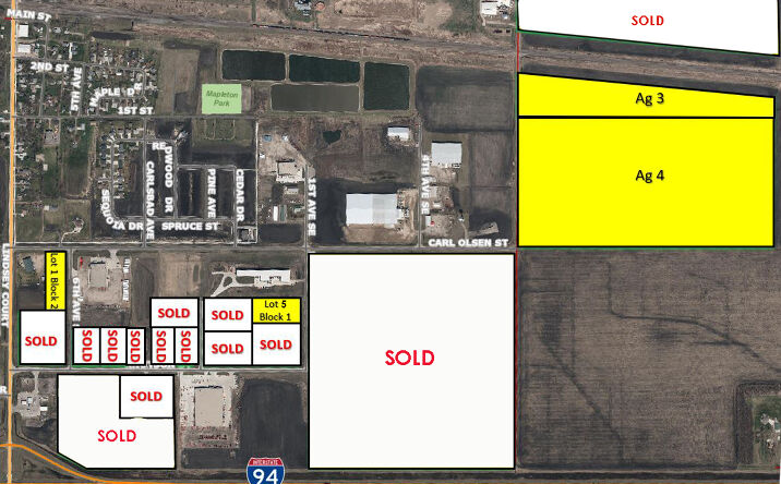 Pictures of Land property located at Rural Address - 2.5 ac, Mapleton, ND 58059 for sales - image #1