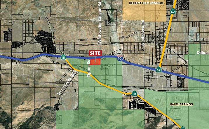 Pictures of Land property located at 71.5 Acres I-10 Logistics Corridor, Whitewater, CA 92282 for sales - image #1