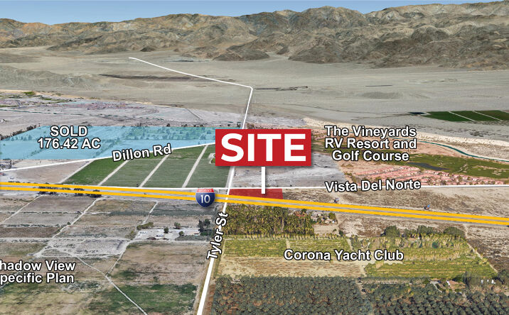 Pictures of Land property located at I-10 & Vista Del Norte, Coachella, CA 92236 for sales - image #1