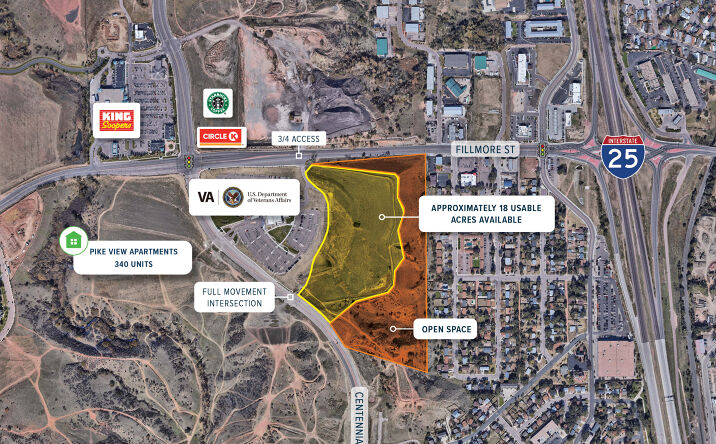 Pictures of Land property located at Fillmore St & Centennial Blvd, Colorado Springs, CO 80907 for sales - image #1