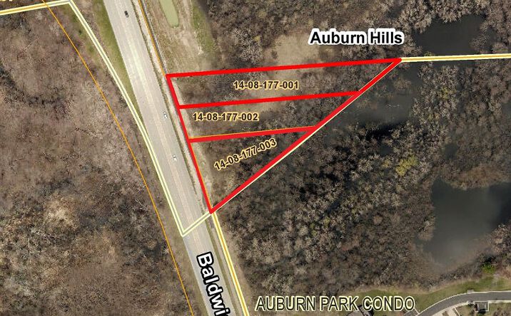 Pictures of Land property located at 2.3 Acres Baldwin Rd, Auburn Hills, MI 48326 for sales - image #1