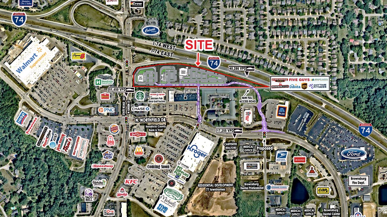 SEC Green Street / 267 and Interstate 74, Brownsburg, IN 46112