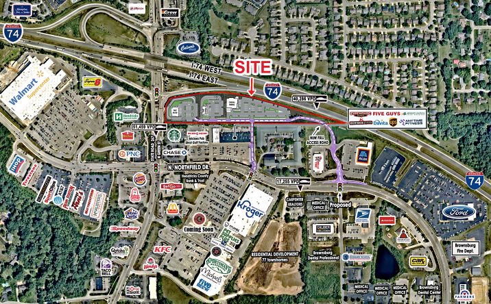 Pictures of Hospitality, Land, Retail property located at SEC Green Street / 267 and Interstate 74, Brownsburg, IN 46112 for sales - image #1
