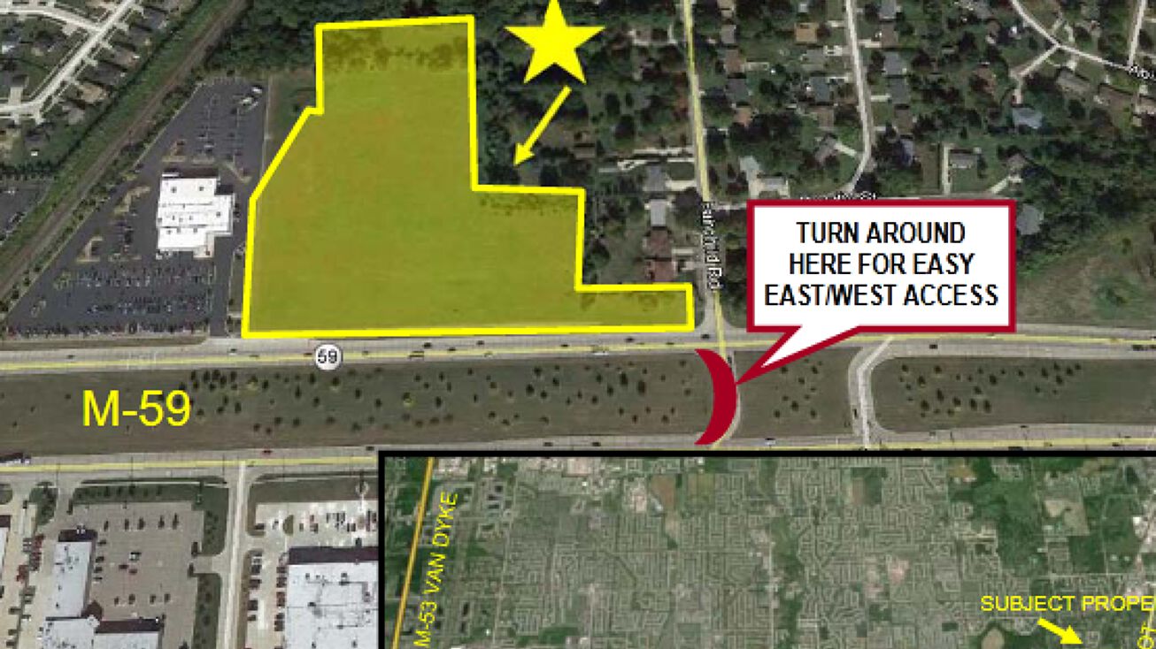 M59 vacant land 9.40 acres, MI 48042